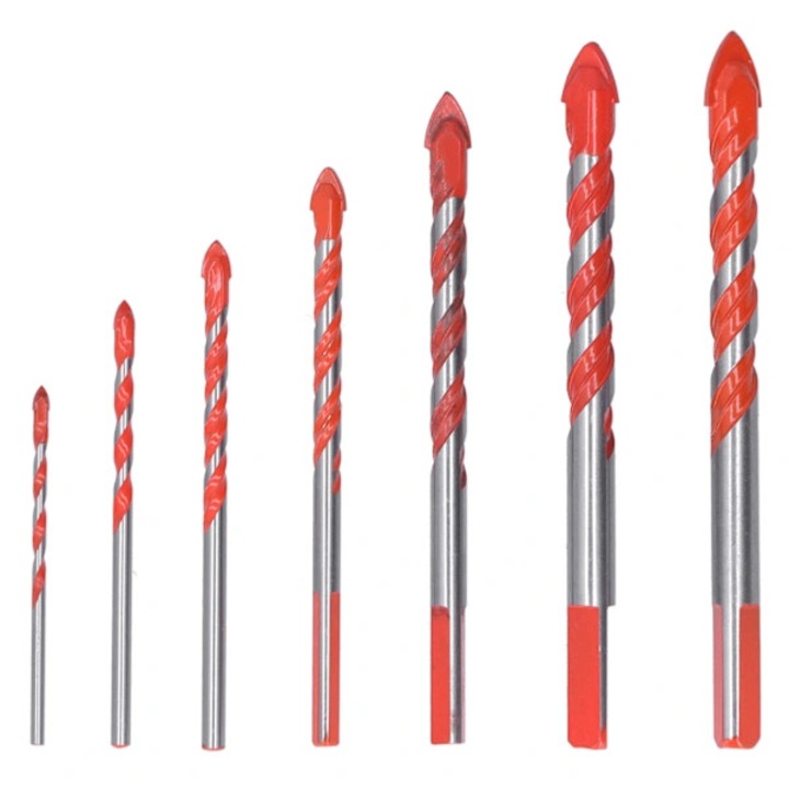 Set burghie multifunctionale, 7 piese, tungsten carbide, rezistent la uzura, pentru ceramica, beton, sticla