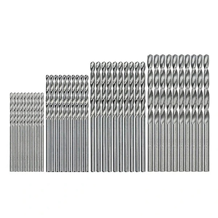 Set 40 burghie mini HSS, 0.5mm-2.0mm, metal, pentru lemn si plastic