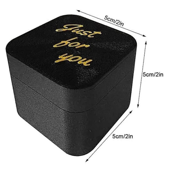 Középső ujjas meglepetés doboz, tréfa ajándék, 5x5x5cm, 36g