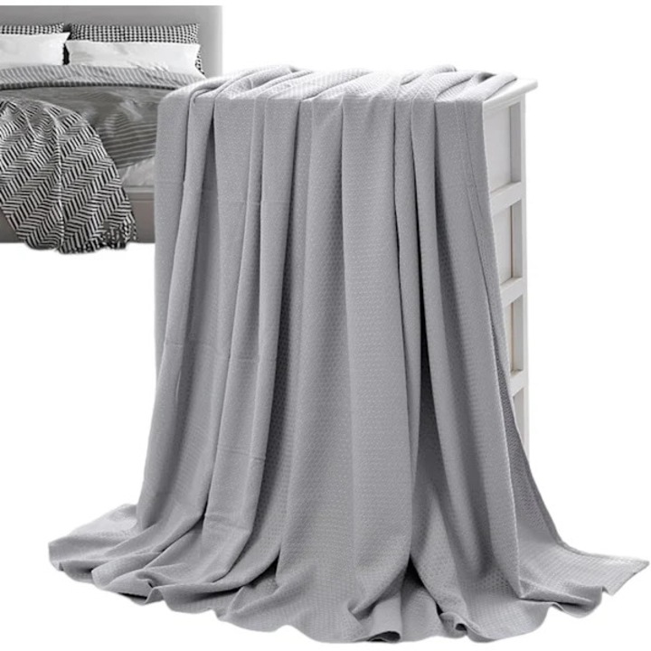 Охлаждащо одеяло, 100x90см, за всички сезони, сиво