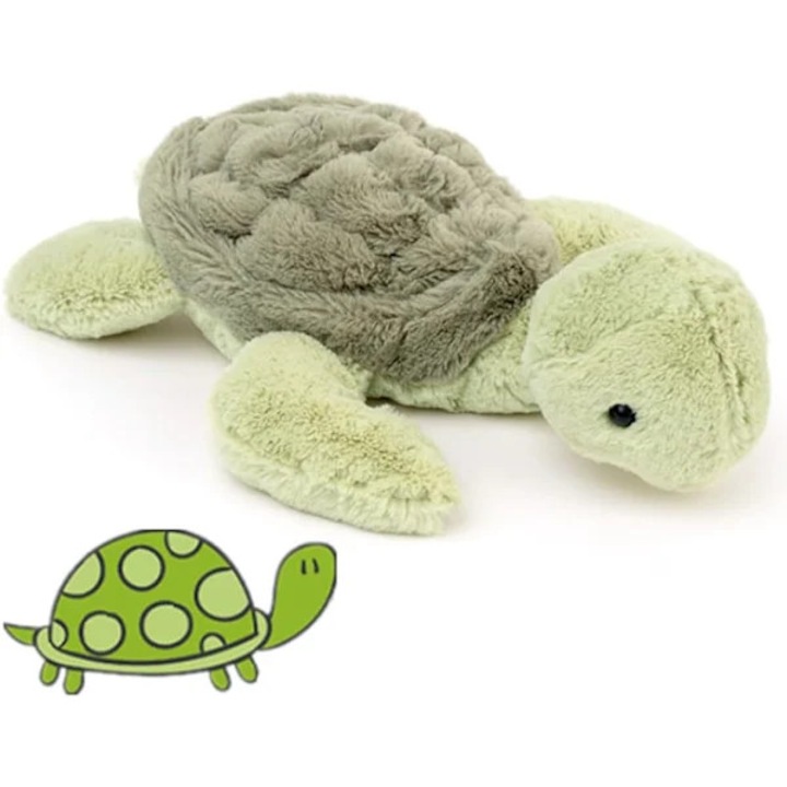 Jucarie de plus testoasa, 30cm, verde, moale, ideala pentru copii