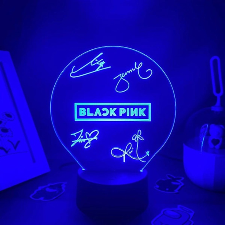 Lampa 3D cu schimbare de culoare, 8.5x4cm, 15-17cm, set de 1, multicolor