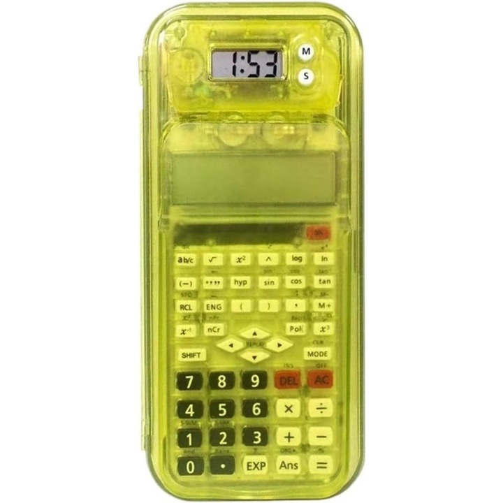 82MS asztali számológép, többfunkciós, kompakt méretek
