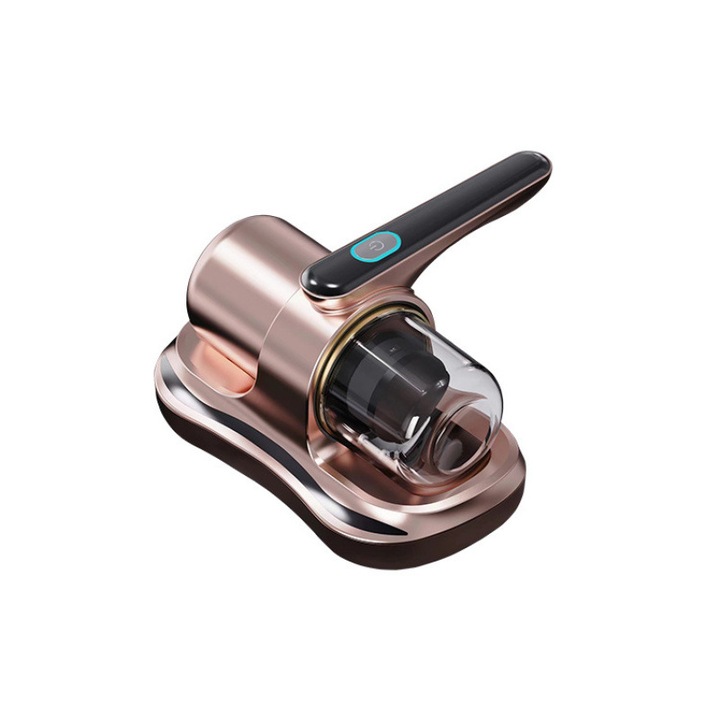 Aspirator de saltea cu functie de eliminare a acarienilor, fara fir, 100W, 12V, auriu