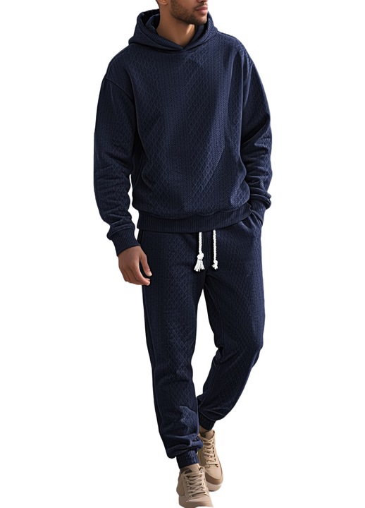 Set trening barbati, lejer, bleumarin, primavara/toamna