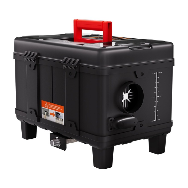 VEVOR hordozható dízel fűtés 5-8KW, Bluetooth vezérlés, 12V/24V, járművekhez és garázshoz