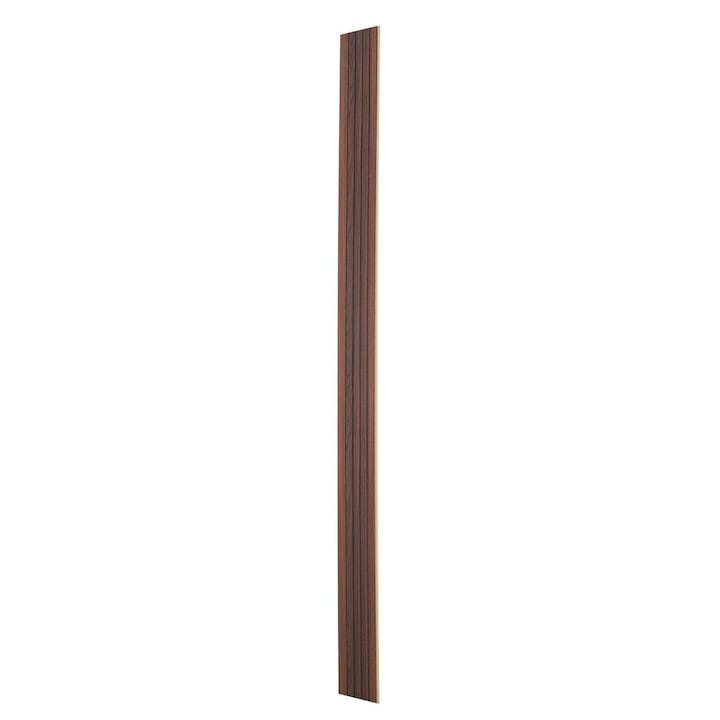 Panouri Acustice din Lemn, 8 buc, VEVOR, 96x6 inch, Teak Intunecat, Instalare Rapida
