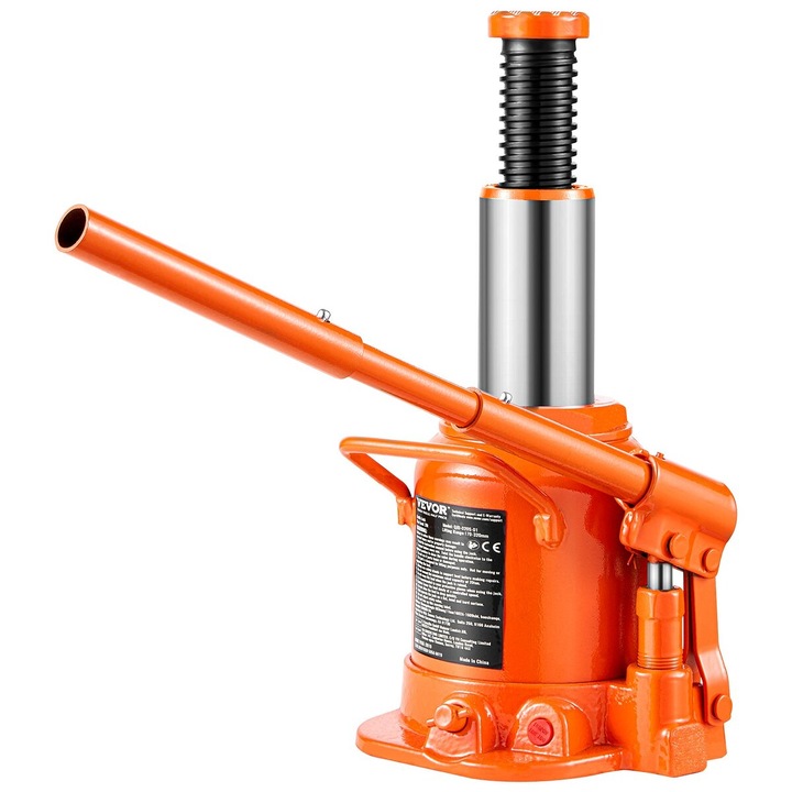 Elevator hidraulic, VEVOR, 20T, 6.69-12.6 in, 3 sectiuni, 160x150x170 mm