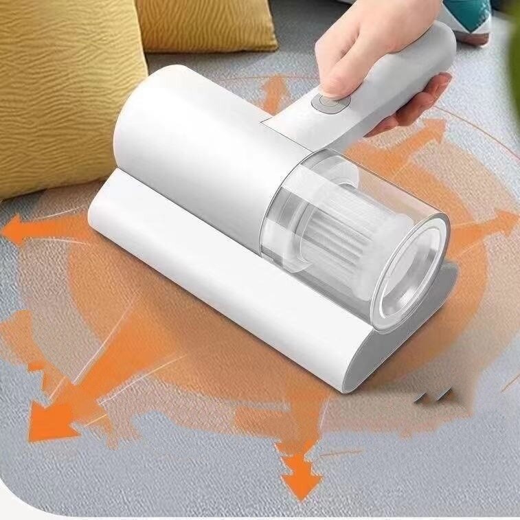 Aspirator portabil pentru acarieni, 12000pa, incarcare rapida USB, alb
