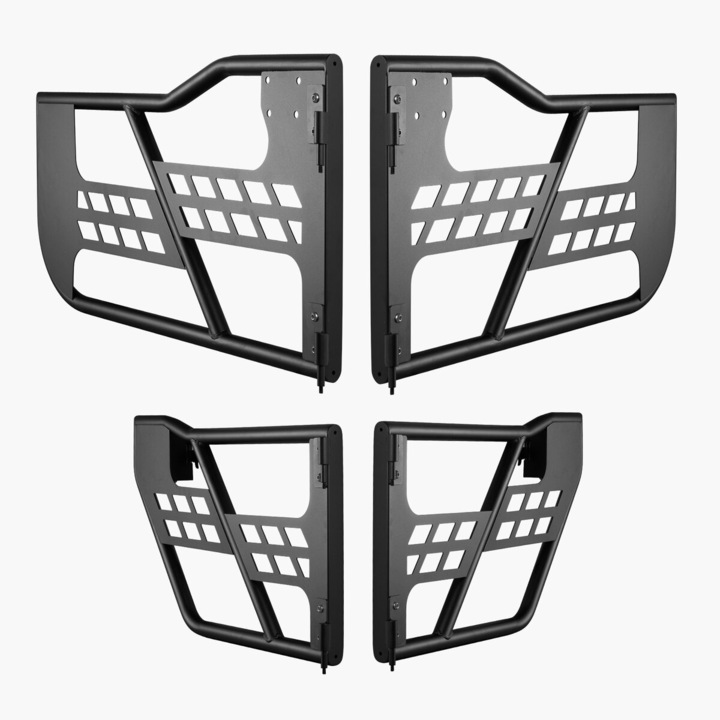 Usi tubulare Jeep, 4 usi, VEVOR, stil vanatoare, otel intarit, 2007-2018 Jeep Wrangler JK