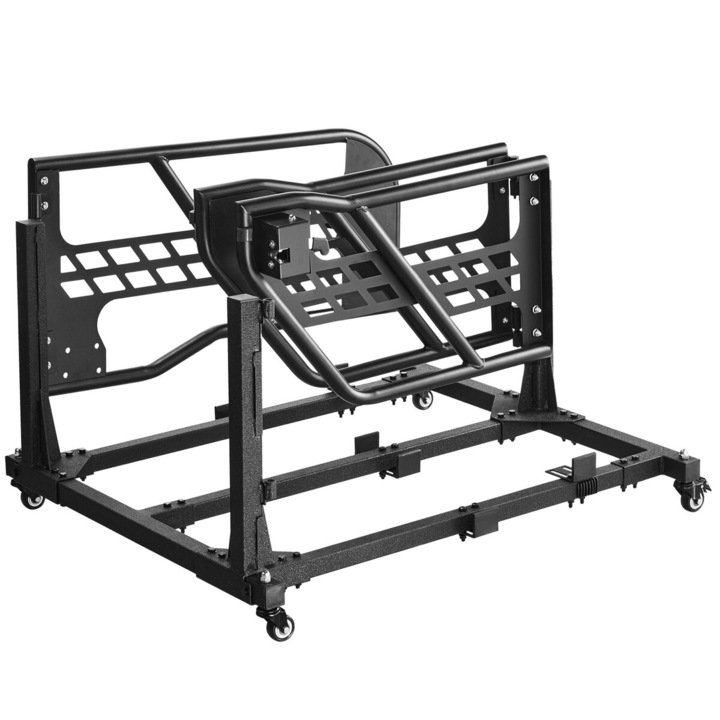Количка за съхранение на врати Jeep, VEVOR, 4 врати, размери 1030x890x585mm, товароносимост 4 врати