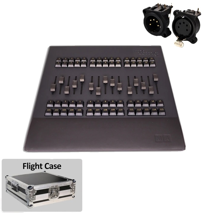 Controler de lumini, 5pin Fader Case, design compact, 110V~220V, dimensiuni compacte
