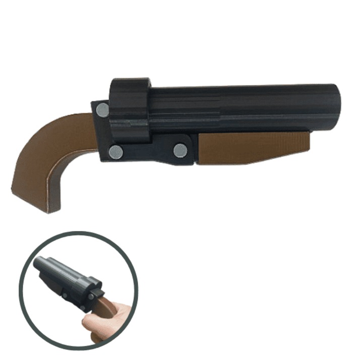 Фигурка Shorty, реквизит от Rivals Roblox, многоцветна, пластмасова, 180x75x60 мм