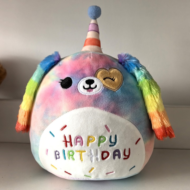 Set jucarii de plus, salamandra si vaca, multicolor, 25cm