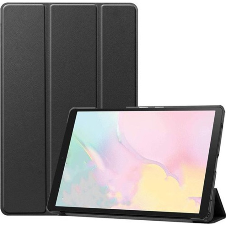 Husa tableta TECH-PROTECT pentru Samsung Galaxy Tab A7, neagra, cu functie de suport