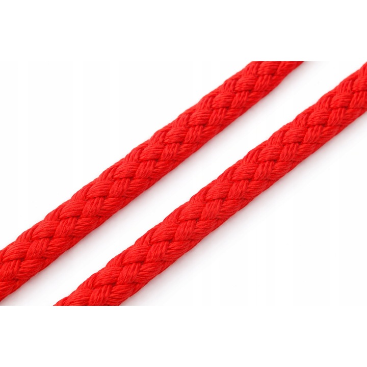 Sfoara de macrame, Allbag, 5 mm, rosu, 1m