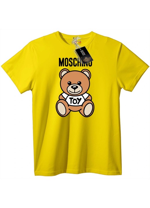Tricou Moschino ursuleț de pluș, Galben