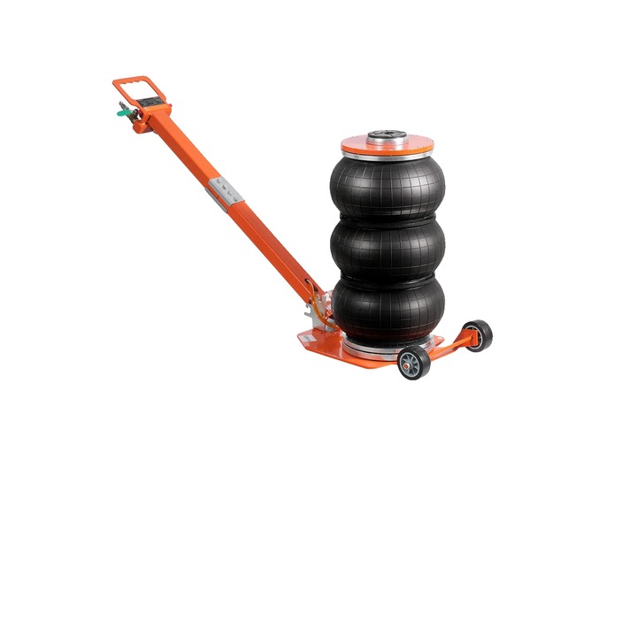Elevator pneumatic, capacitate 3 tone, inaltime ajustabila 8.1-14.3 inch, roti din nailon, set