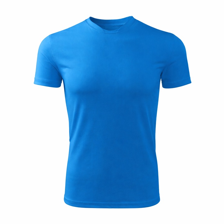 Tricou copii Geravian poliester, Albastru azur