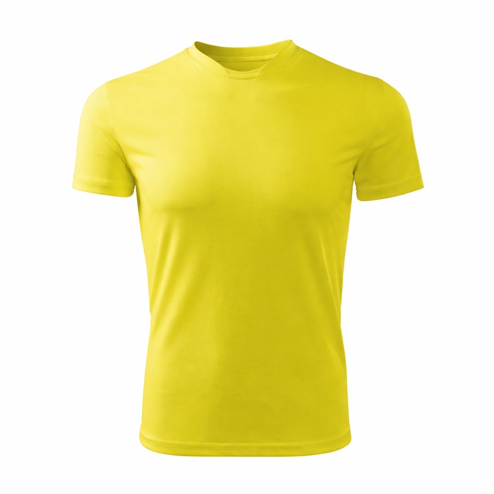 Tricou copii Geravian poliester, Galben neon