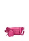 Chiara Ferretti, Borseta de piele cu buzunar frontal cu fermoar, Fucsia