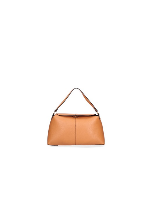 Chiara Ferretti, Geanta de piele cu maner si bareta detasabila, Maro cognac