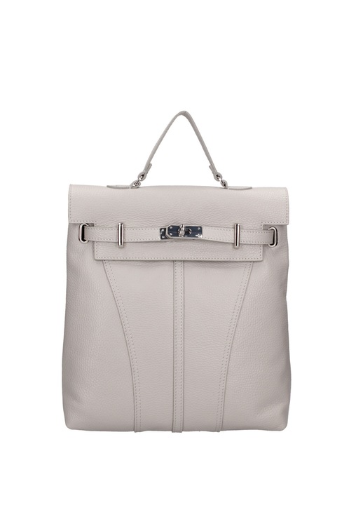 Chiara Ferretti, Rucsac convertibil de piele, Gri deschis