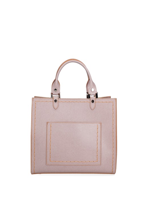 Chiara Ferretti, Geanta de piele cu maner si etui detasabil, Roz pal