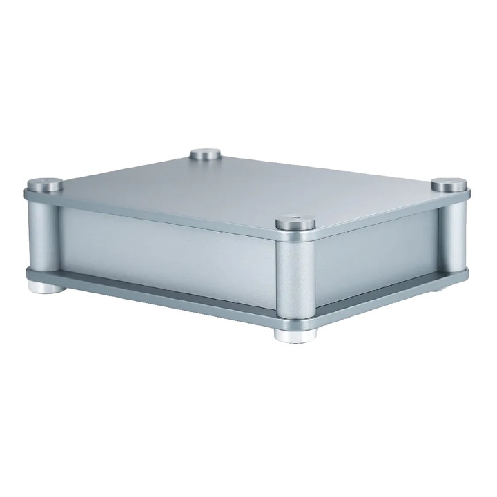 Cabinet audio, 220x280x87mm, dimensiuni interioare 179x234x54mm, aluminiu, set accesorii inclus