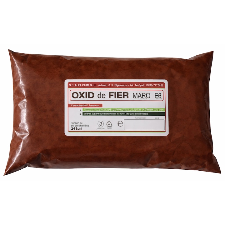 Oxid de titan premium maro intens pentru betoane sape zugraveli vopsele tencuieli universal, pigmentare profesionala 200gr