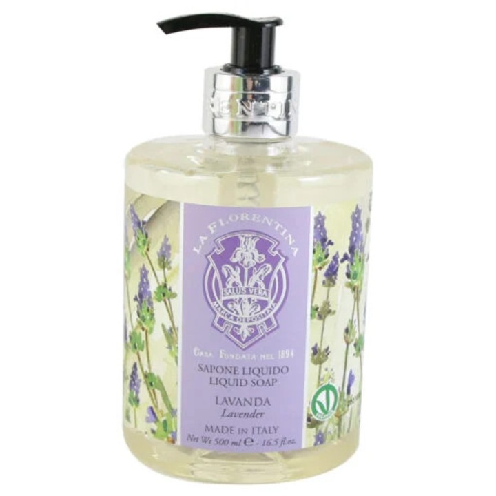 Sapun lichid La Florentina, lavandă, 500 ml, 8x15cm