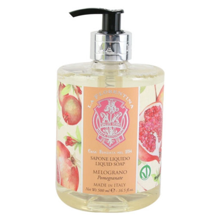Săpun lichid La Florentina, rodie, 500 ml, pentru unisex, 8x0x15cm