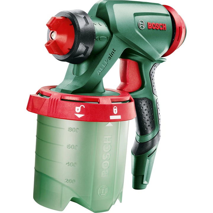 Accesoriu pistol pulverizare fina Bosch, 1000ml, pentru vopsit