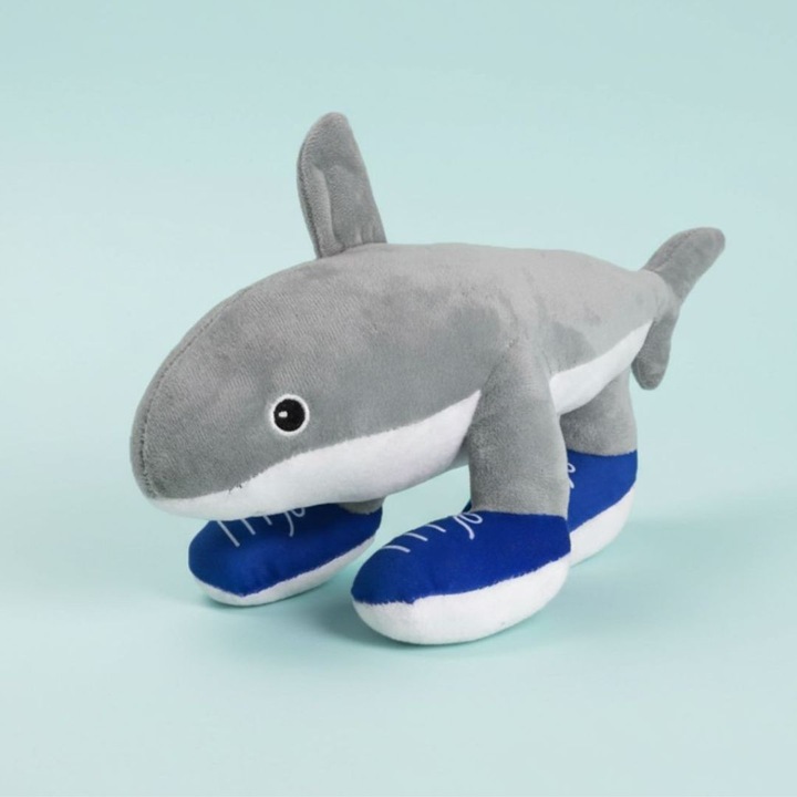 Jucărie de pluș, SHOPII, rechin, multicolor, 25x20cm