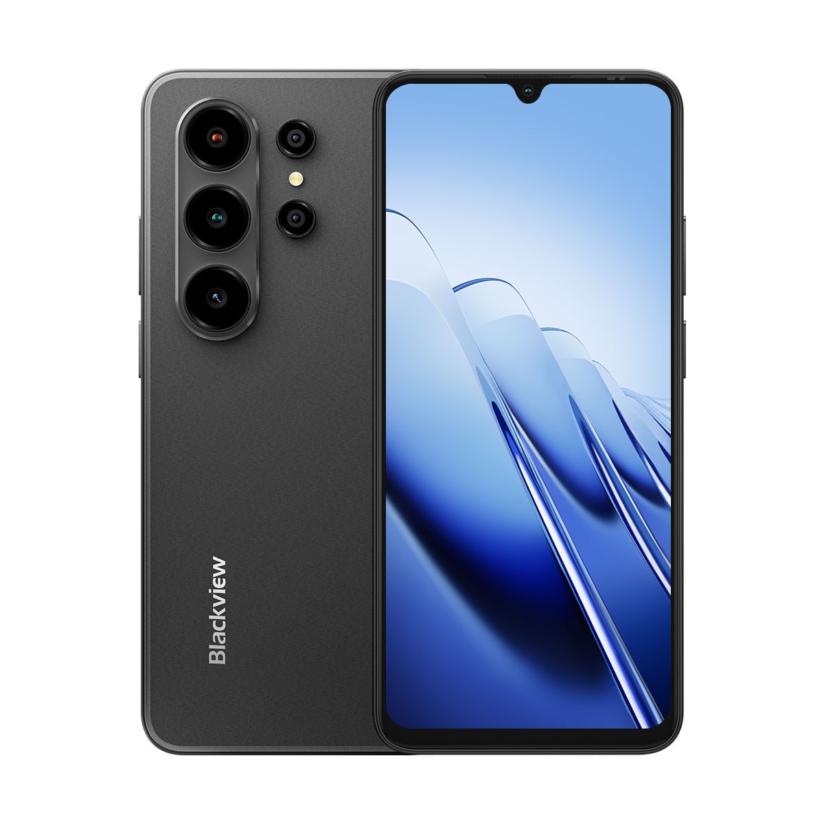 Telefon mobil Blackview Wave, 4G, 24GB RAM, 128GB, ecran HD+ 6.88 inch, negru
