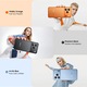 Blackview Wave 7C mobiltelefon, Android 16, 16GB+64GB (2TB TF), 32MP+13MP, 6.56" HD+ IPS, Unisoc Tiger T310, 5000mAh/IP54/WiFi 5G/Face ID/2 SIM, narancssárga