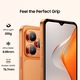 Blackview Wave 7C mobiltelefon, Android 16, 16GB+64GB (2TB TF), 32MP+13MP, 6.56" HD+ IPS, Unisoc Tiger T310, 5000mAh/IP54/WiFi 5G/Face ID/2 SIM, narancssárga