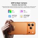 Blackview Wave 7C mobiltelefon, Android 16, 16GB+64GB (2TB TF), 32MP+13MP, 6.56" HD+ IPS, Unisoc Tiger T310, 5000mAh/IP54/WiFi 5G/Face ID/2 SIM, narancssárga