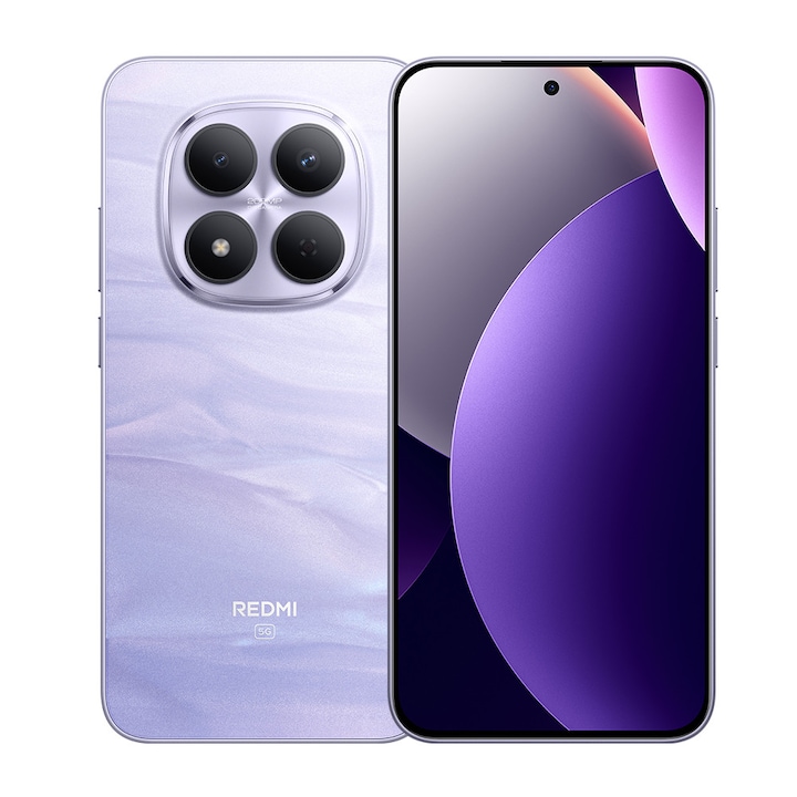 Telefon Mobil Xiaomi Redmi Note 15 Pro 5G, 8GB RAM, 512GB, Violet