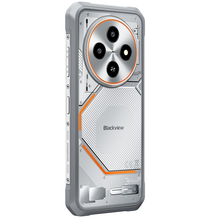 Blackview FORT 2 mobiltelefon, 24GB + 256GB, 6.56" HD+, Fehér, 4G, Dual SIM, Vízálló