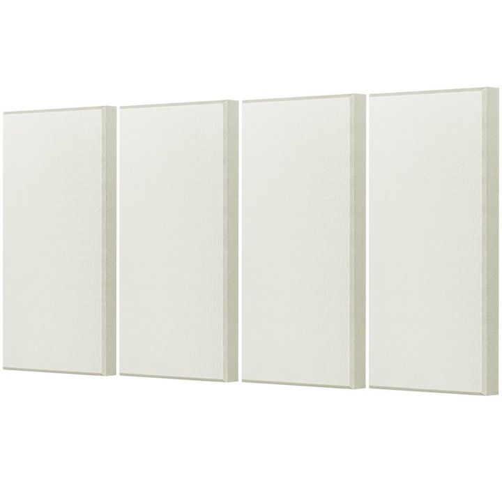 Set 4 Placi Acustice VEVOR, 2 inch, 23.6x11.8 inch, Bej