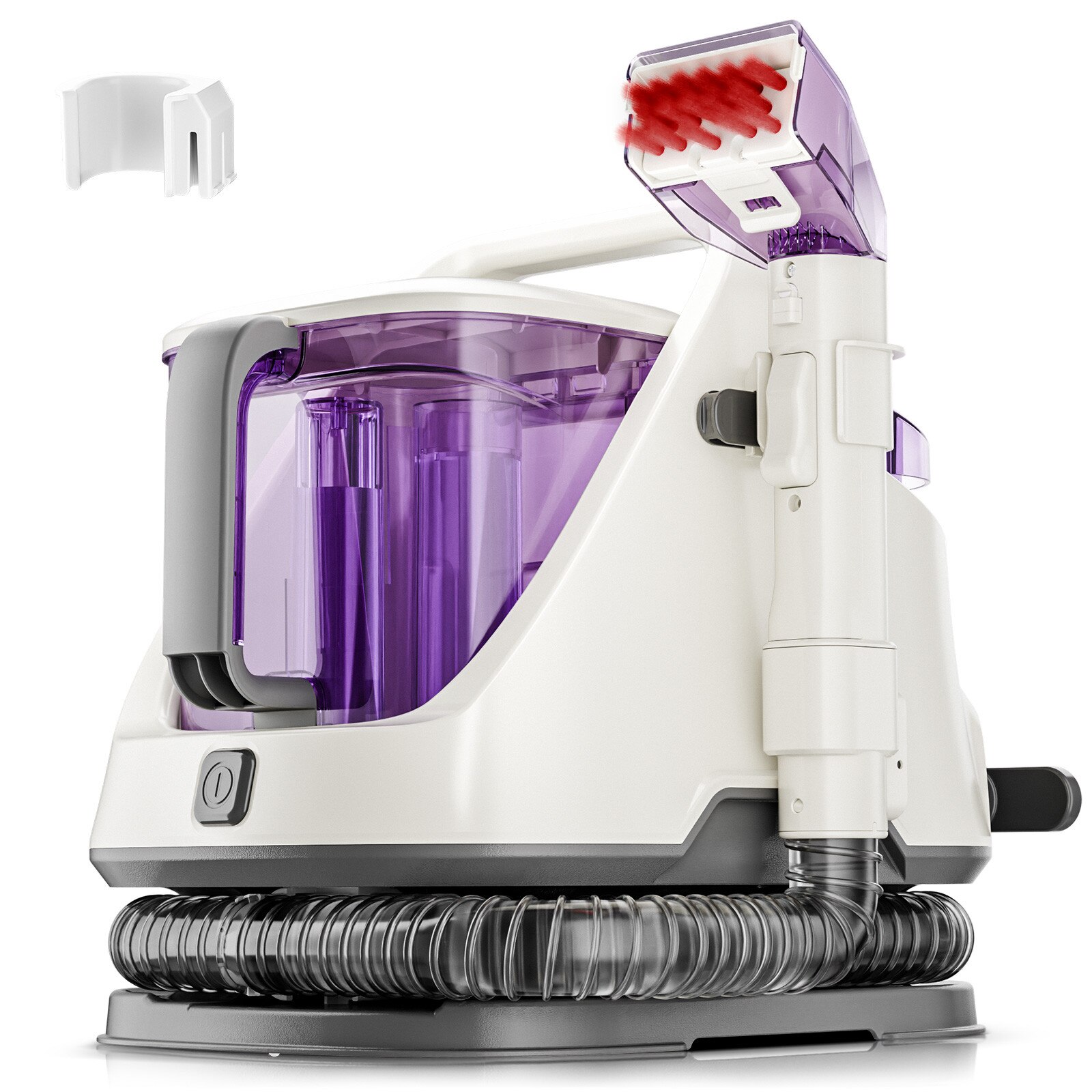 Aspirator cu spalare ROUNY U2, 650W, putere aspirare 12kpa, rezervor apa & detergent 1.4L, rezervor apa murdara 1.2L, 80dB, auto clean, alb