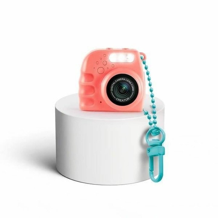 Mini camera digitala, Photo Creator, 14 efecte amuzante, Pentru copii, Portocaliu