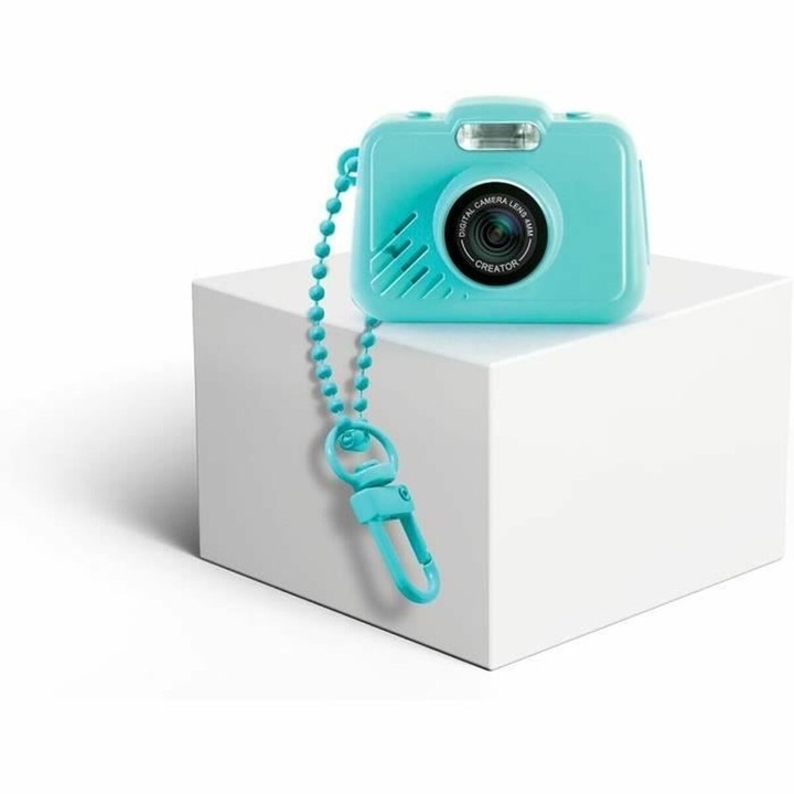 Mini camera digitala, Photo Creator, 14 efecte amuzante, Pentru copii, Albastru