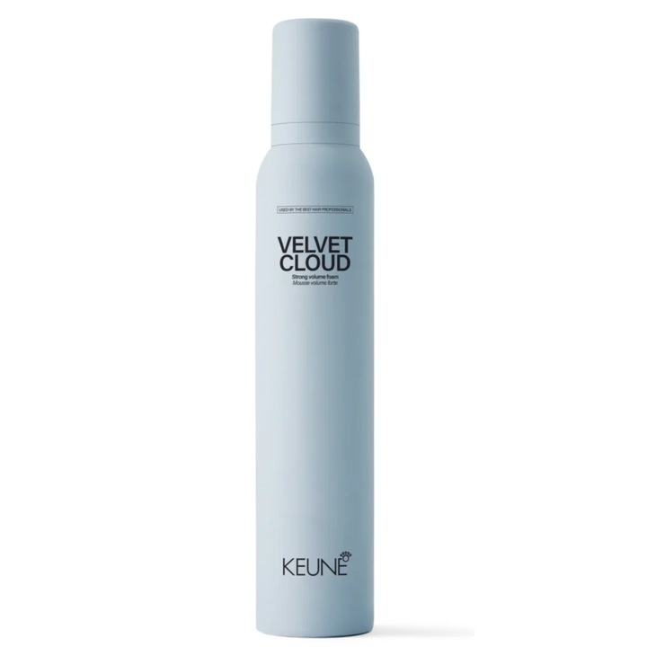 Spuma pentru fixare puternica si volum Keune Style Velvet Cloud, 500 ml