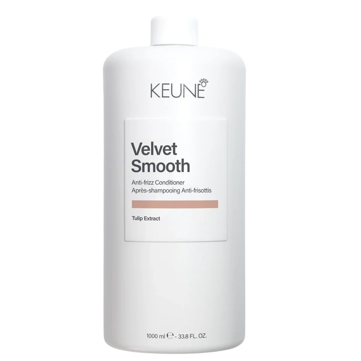 Balsam pentru disciplinarea parului rebel Keune Care Velvet Smooth Conditioner, 1000 ml