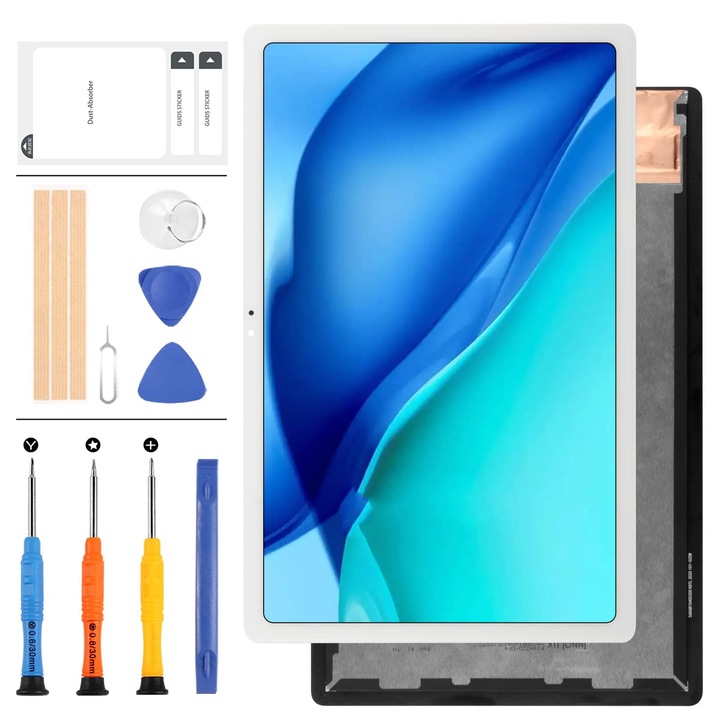 Ecran LCD cu touchscreen LADYSON pentru Samsung Galaxy Tab A7 10.4 inch, culoare alb