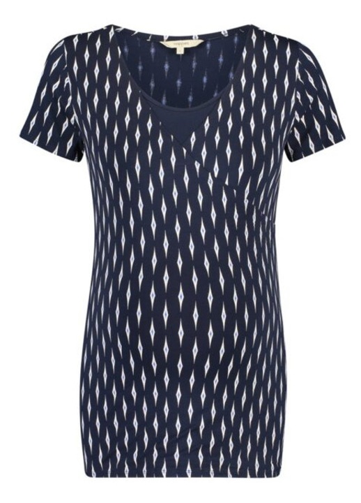 Bluza Noppies imprimeu romburi, bleumarin, Bleumarin