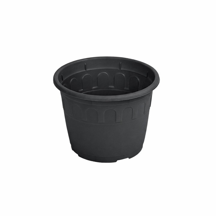 HERA virágcserép, 32 cm, antracit