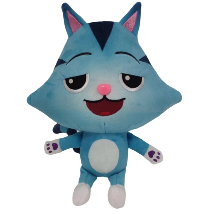 Плюшена играчка, 25 см, синя, детски комплект